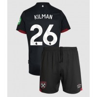 West Ham United Max Kilman #26 Bortaställ Barn 2024-25 Korta ärmar (+ Korta byxor)